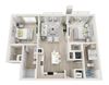 SERENITY Floor Plan SERENITY Floor Plan at Altis Little Havana, Florida